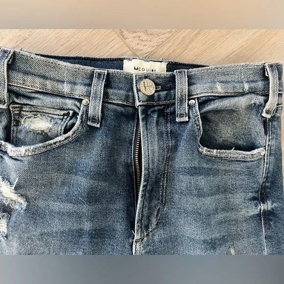 McGuire Valletta Straight Denim Jeans- size 25 - Picture 3 of 6